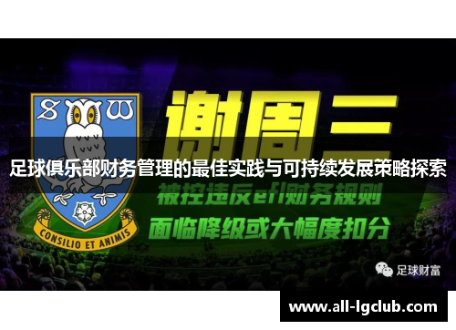 足球俱乐部财务管理的最佳实践与可持续发展策略探索